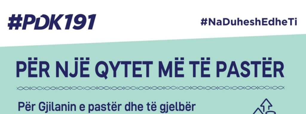 Riad Rashiti: 1.3 milionë euro në vit për një Gjilan të pastër dhe të gjelbër