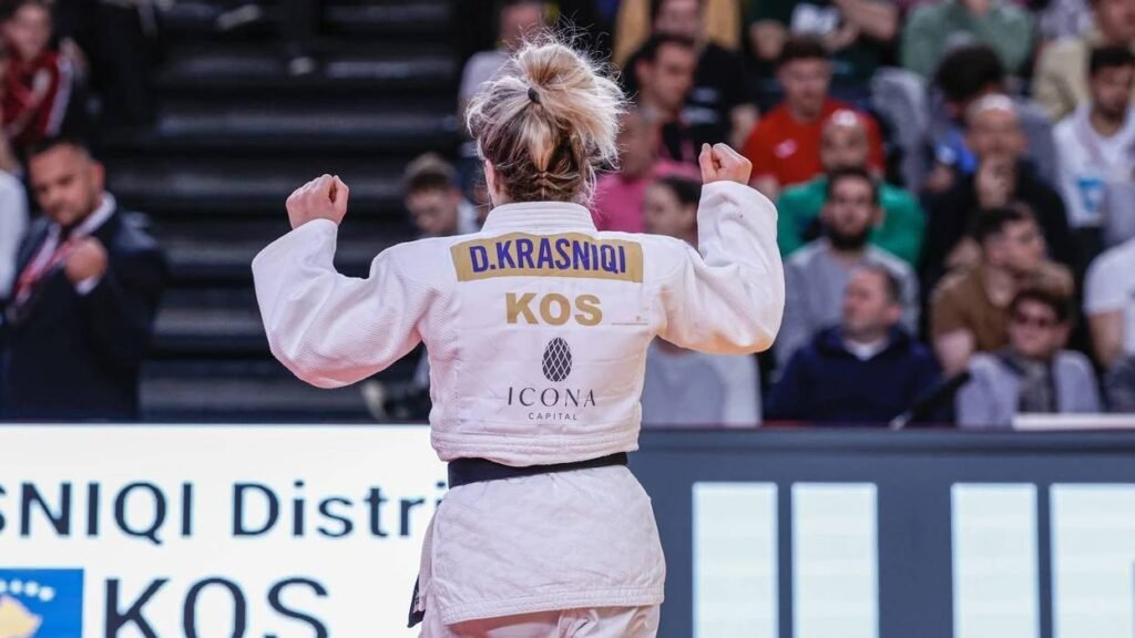 Distria Krasniqi shkëlqen në Zagreb – fiton medaljen e artë në Grand Prix dhe dominon kategorinë deri në 52 kg