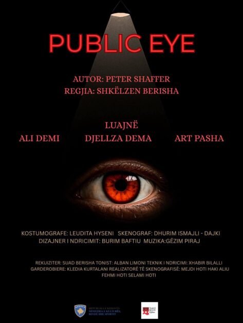 Sonte në Teatrin e Gjilanit, “The Public Eye”: kur dashuria vihet nën hetim