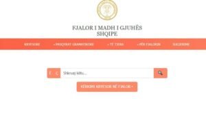 Fjalori i madh i gjuhës shqipe, tashmë edhe online
