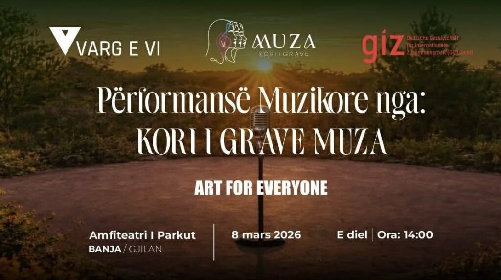 Në Ditën Ndërkombëtare të Gruas, Kori “MUZA” sjell performancë në Amfiteatrin e Parkut “Banja”