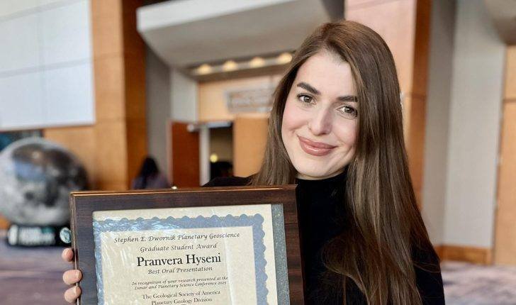 Pranvera Hyseni fiton çmimin prestigjioz “Stephen E. Dwornik” në SHBA