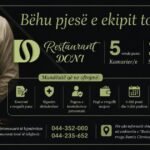Restaurant Doni hap vende të reja pune në Gjilan