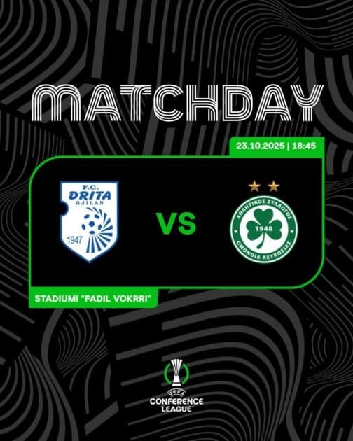 FC Drita Përballet me Omonia Nicosia në Prishtinë në Duelin e Rëndësishëm të Konferencës së UEFA-s
