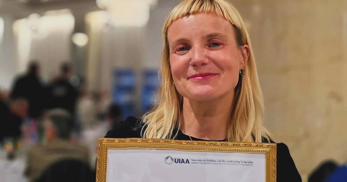 Uta Ibrahimi nderohet ndërkombëtarisht për arritjet e saj në alpinizëm