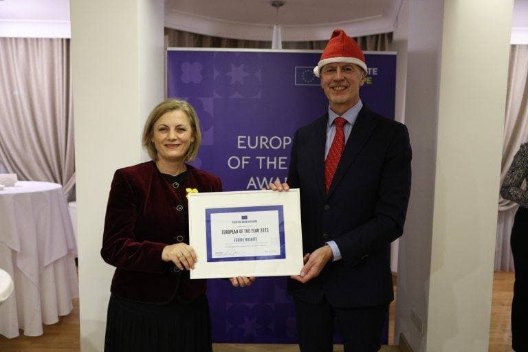 Feride Rushiti nderohet me Çmimin “European of the Year 2025”