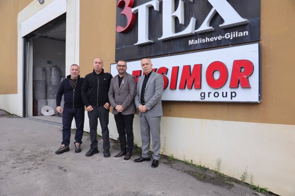 Arbër Ismajli viziton “Eksimor Group”: shembull frymëzimi për Gjilanin