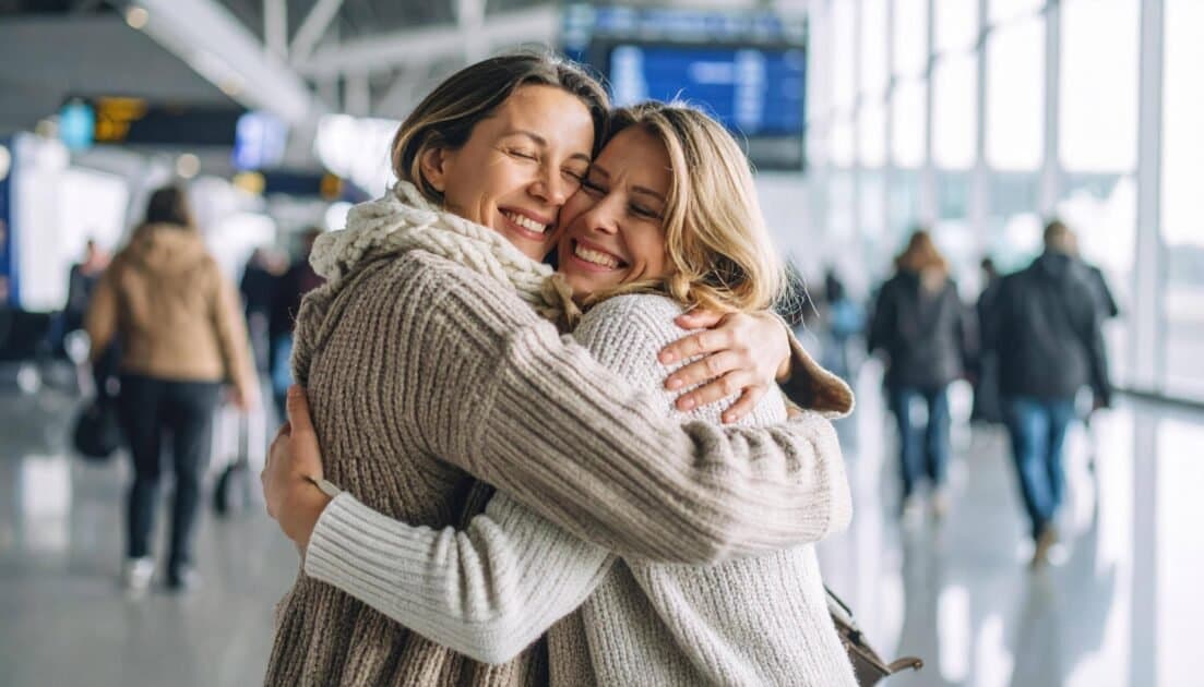 Përqafimet në aeroportet britanike tani me tarifa shtesë!