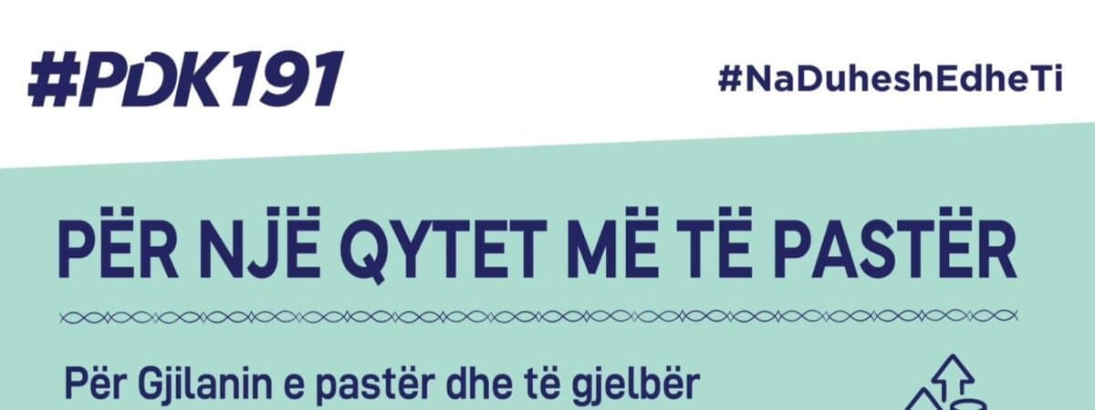 Riad Rashiti: 1.3 milionë euro në vit për një Gjilan të pastër dhe të gjelbër