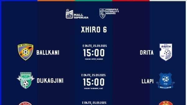 Superliga Rikthehet Sot: Super-Derbi Ballkani-Drita dhe Sfida e Madhe Dukagjini-Llapi