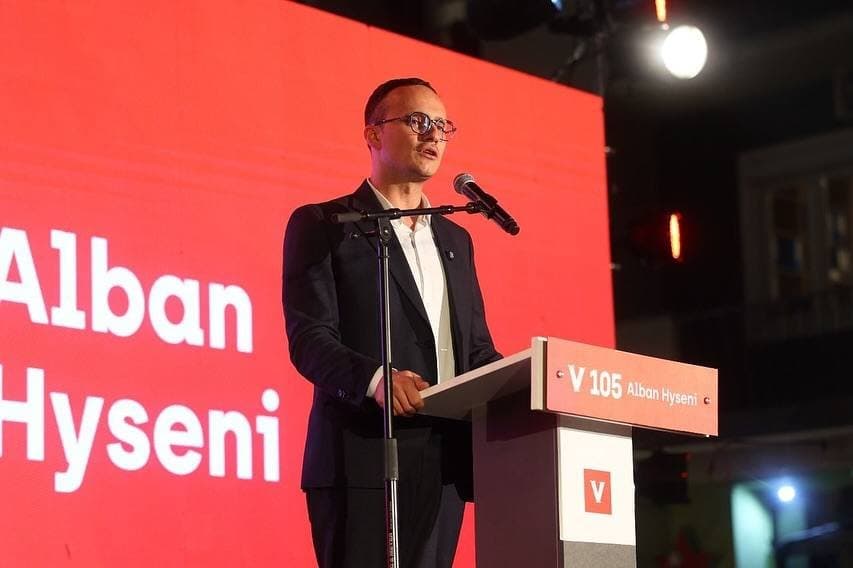 Një ditë para zgjedhjeve, Hyseni mbyll fushatën në Livoç të Poshtëm dhe Dheu i Bardhë