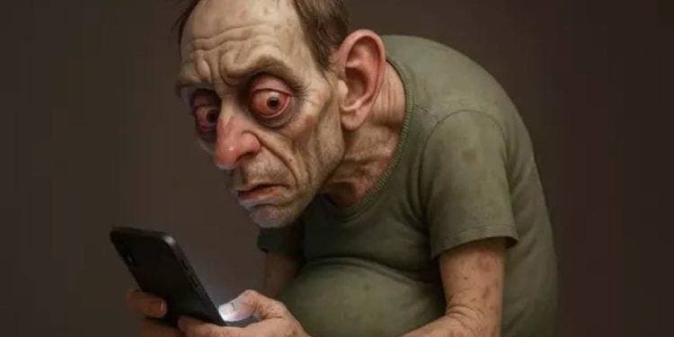 Inteligjenca artificiale tregon pasojat e varësisë nga telefoni – një paralajmërim për jetën moderne