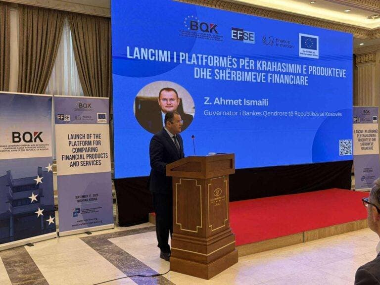 BQK lanson platformën për krahasimin e produkteve financiare