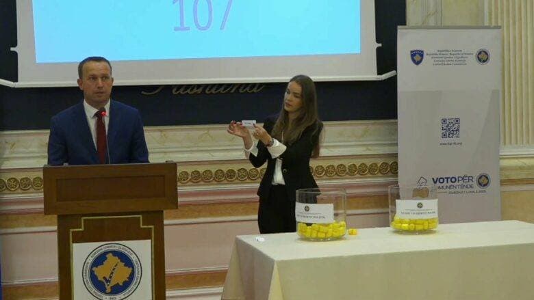 KQZ tërheq shortin: Renditja e partive në fletëvotim për zgjedhjet lokale