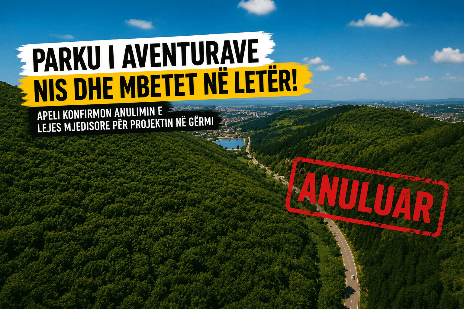 Gërmia fiton betejën, Parku i Aventurave mbetet vetëm aventurë në letër